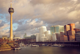 Skyline der Stadt Düsseldorf