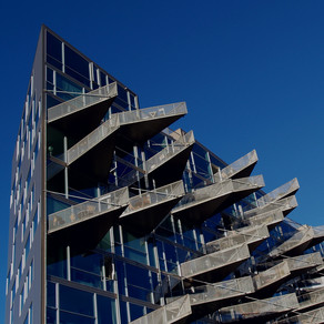 Balkone an Haus